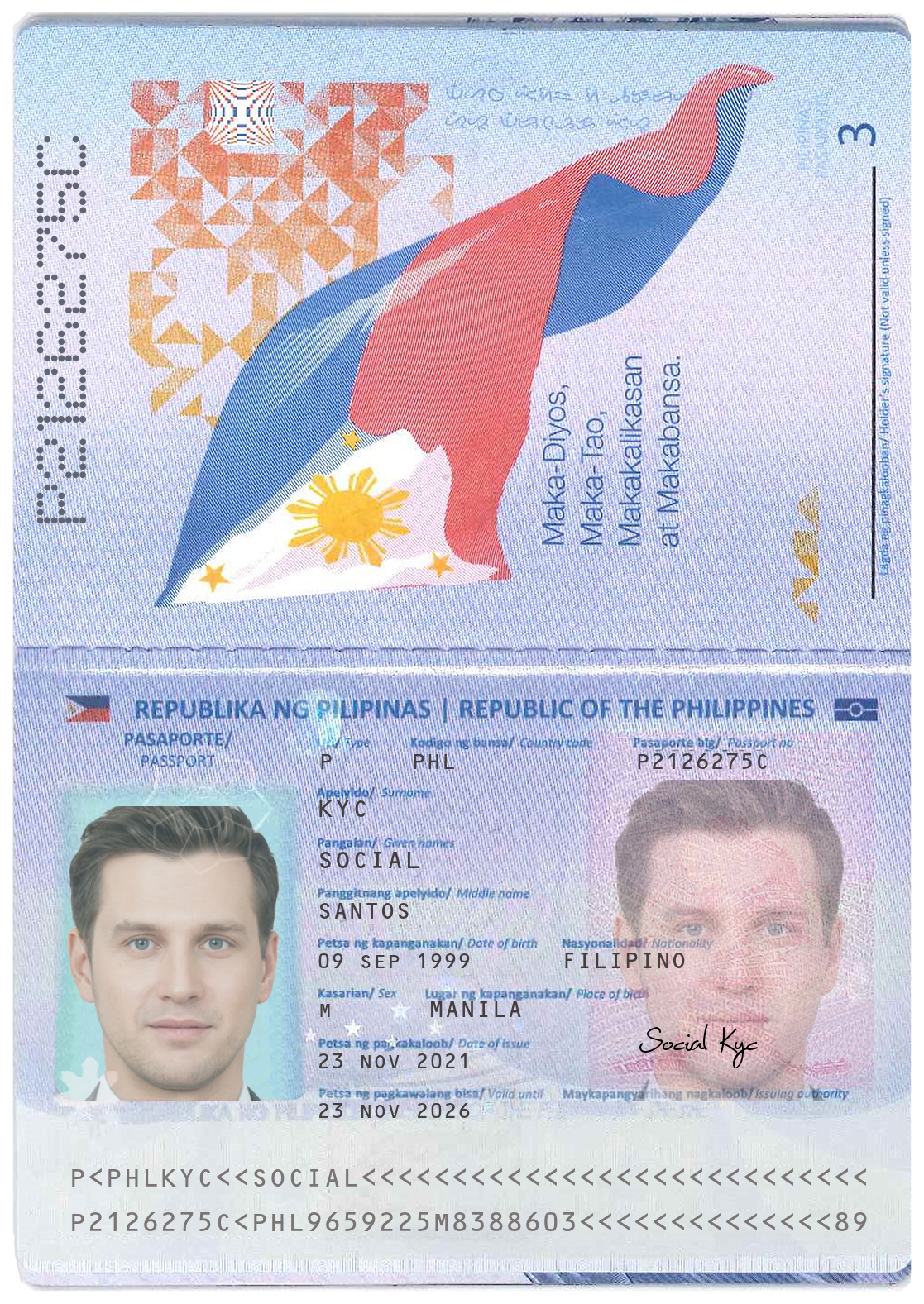 Phôi Hộ chiếu Philippines